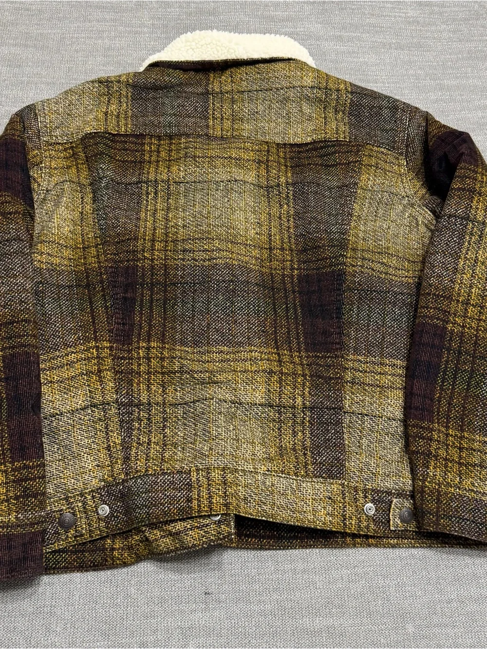 Levi’s Type III Plaid Sherpa Trucker Jacket Men’s L 16365-0168